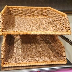 Two tier office organizer